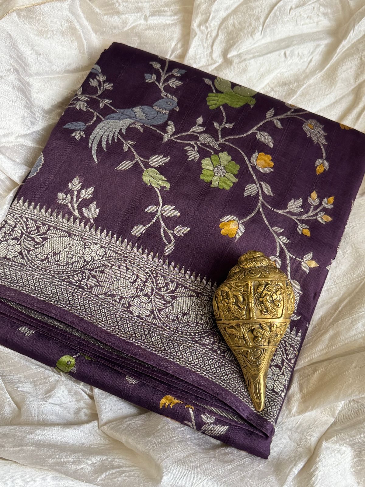 Banarasi Viscose Tussar Silk Weave Saree