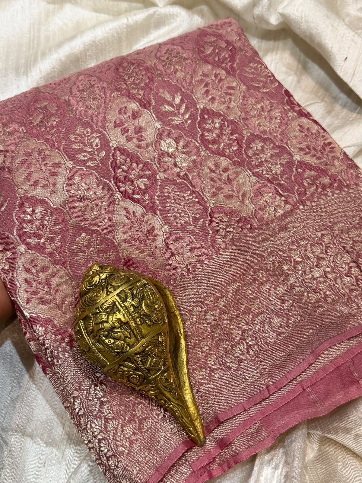 Pure Mysore Brocade Crepe Silk Saree