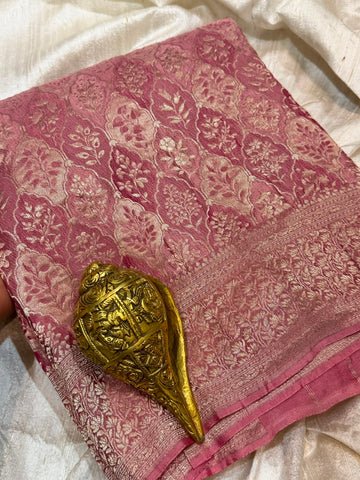 Pure Mysore Brocade Crepe Silk Saree