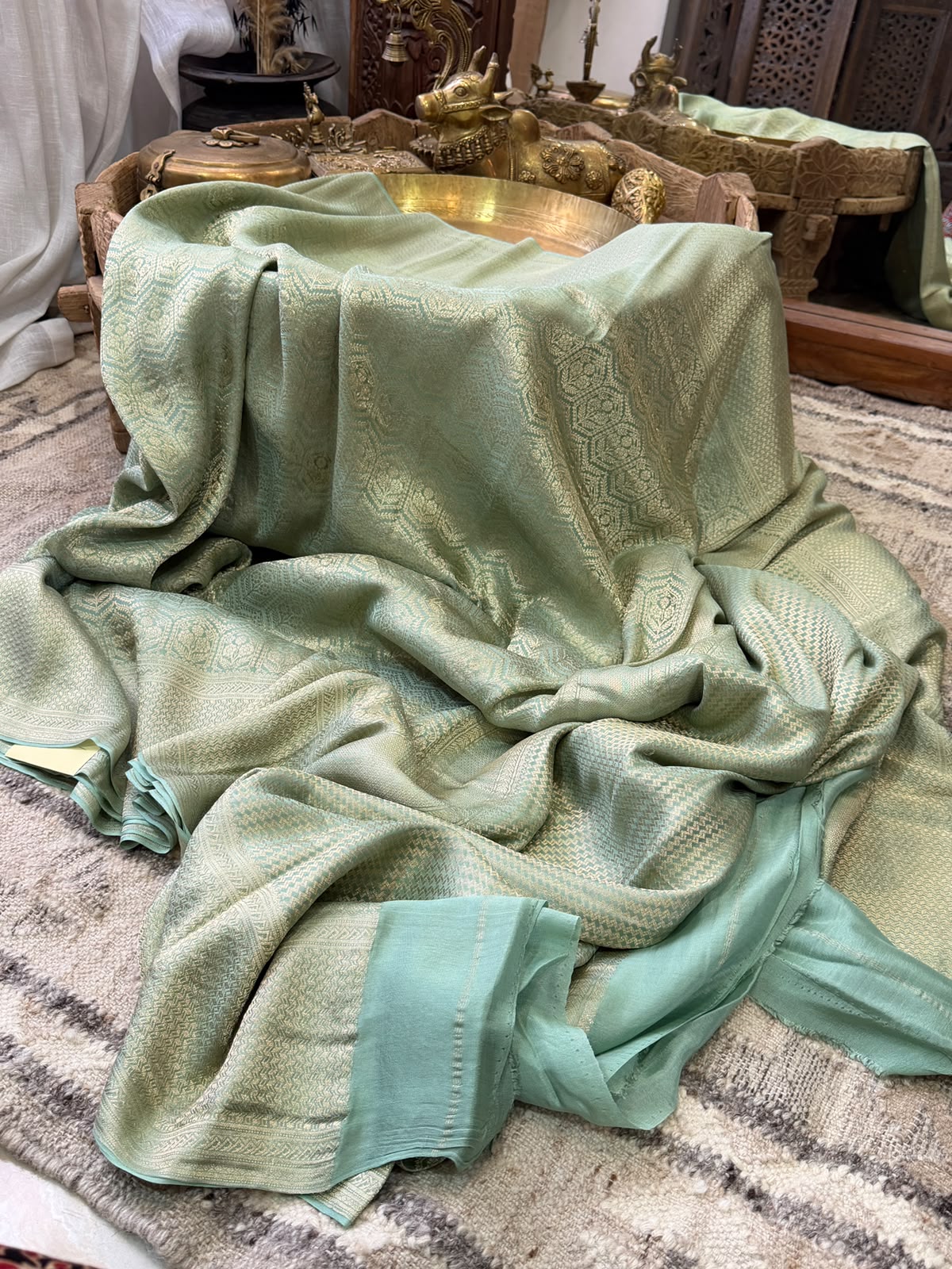 Mysore Brocade Crepe Silk Saree