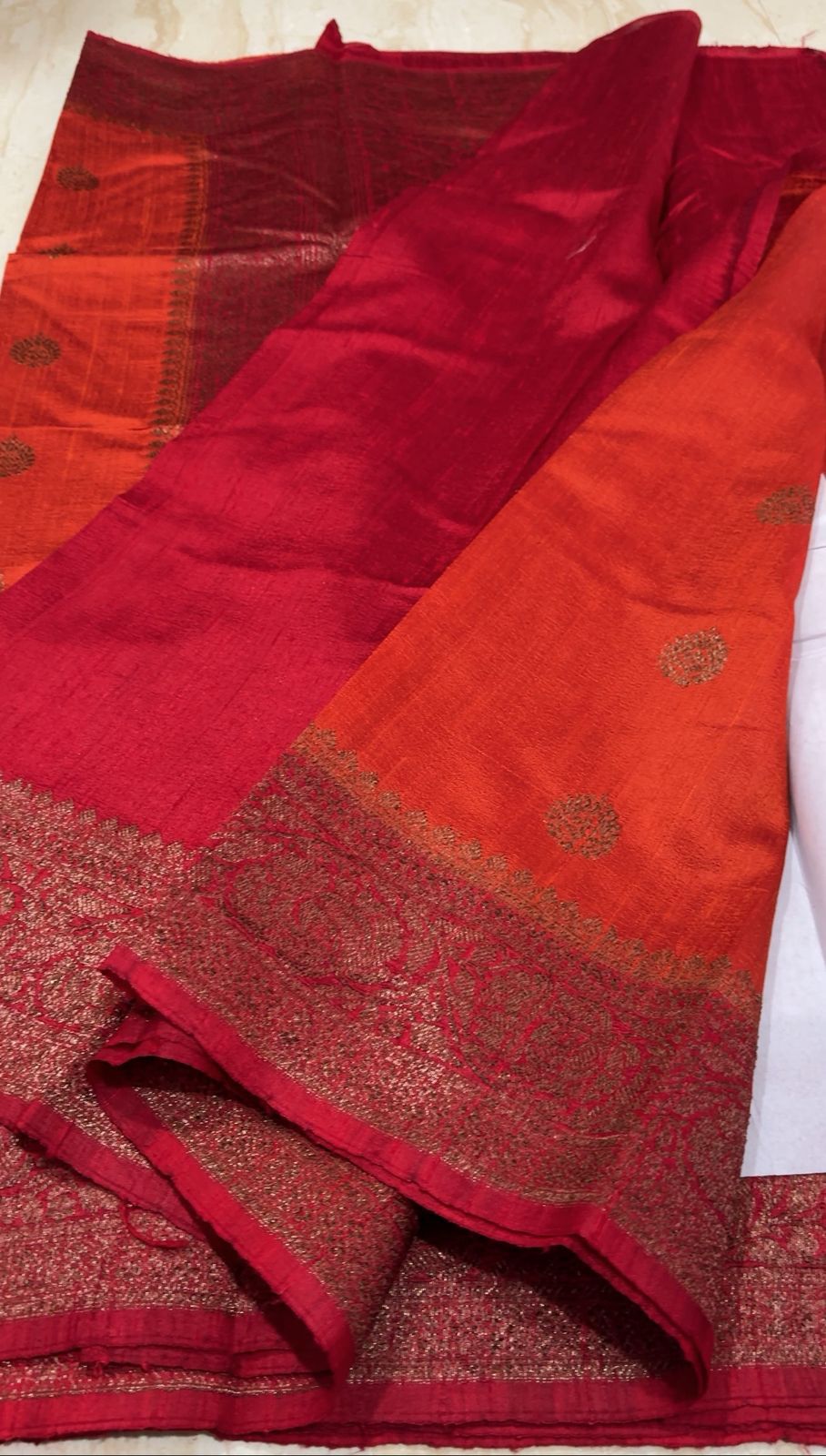 Pure Handloom Raw Silk Banarasi Saree