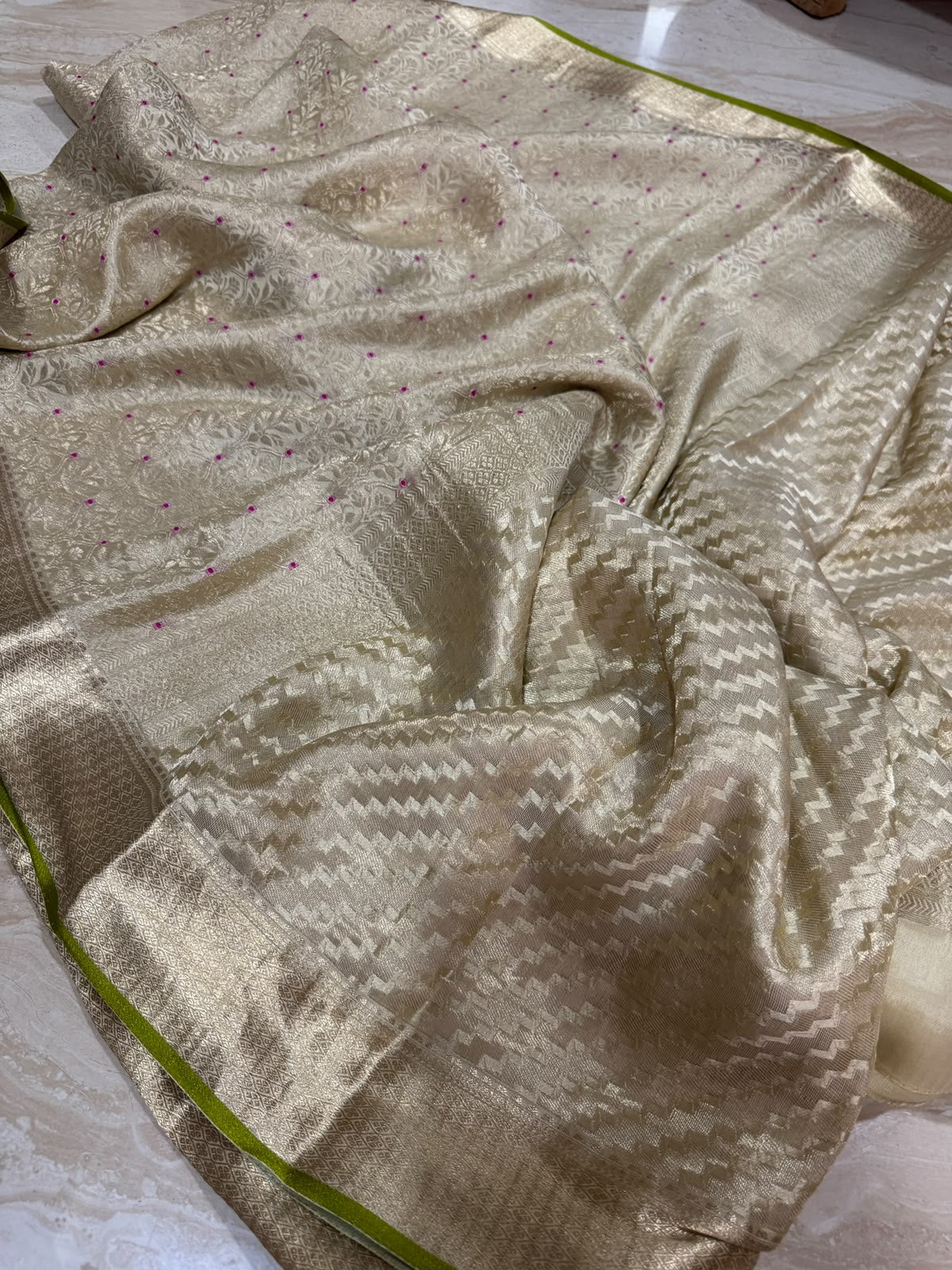Pure Mysore Brocade Crepe Silk Saree