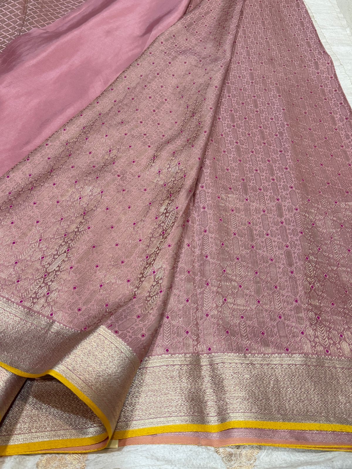 Pure Mysore Brocade Crepe Silk Saree
