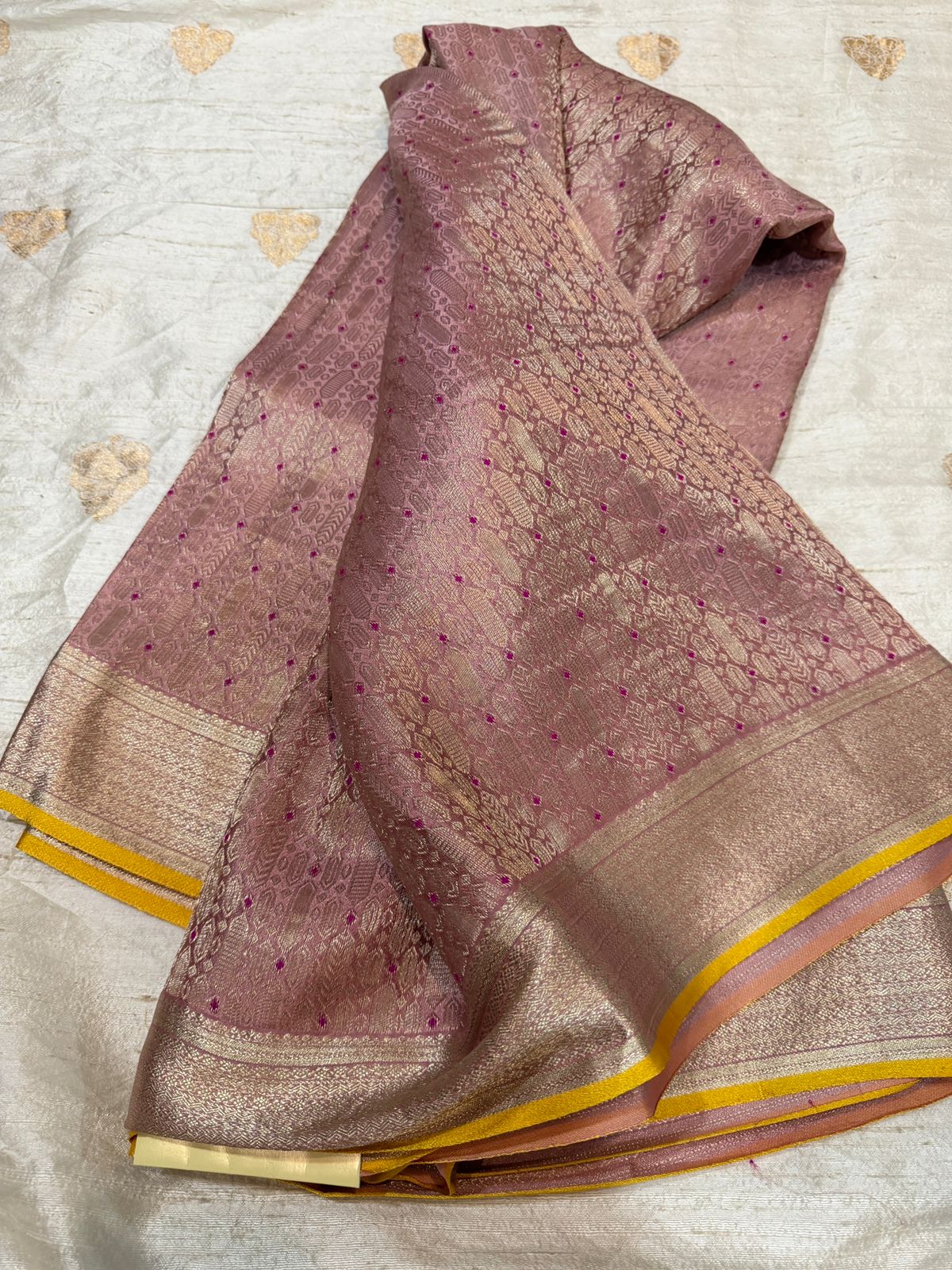Pure Mysore Brocade Crepe Silk Saree
