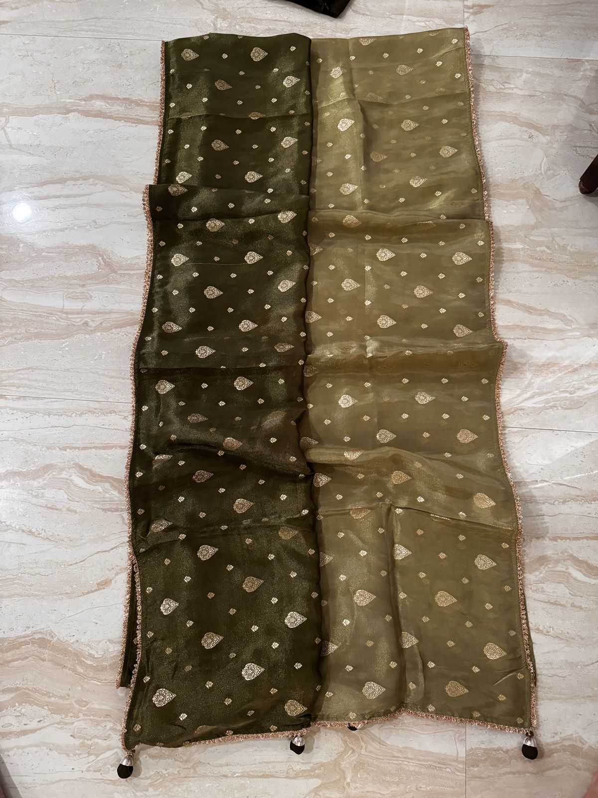 Designer Soft Tissue Silk Saree with Ready to Wear Blouse