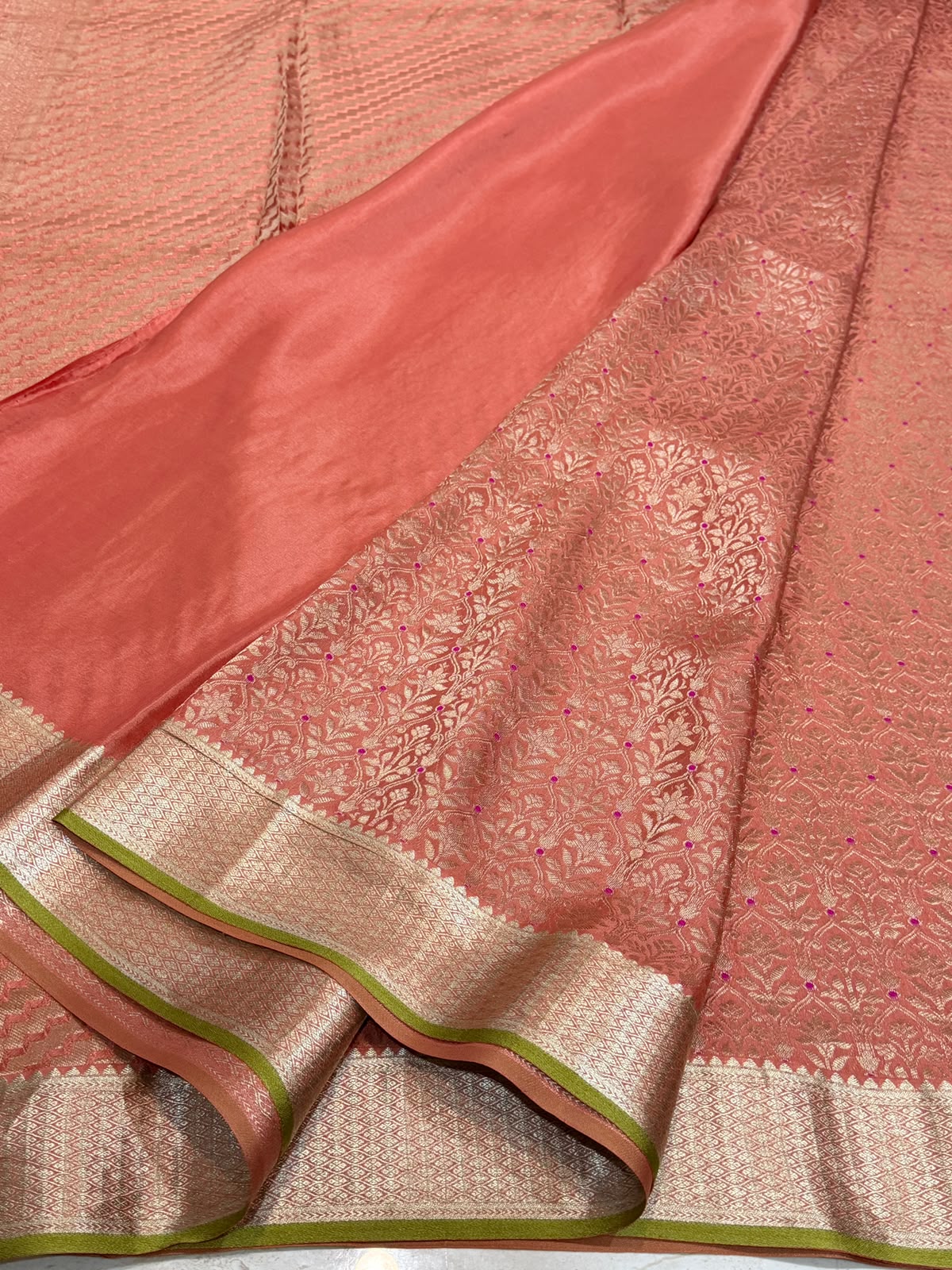 Pure Mysore Brocade Crepe Silk Saree