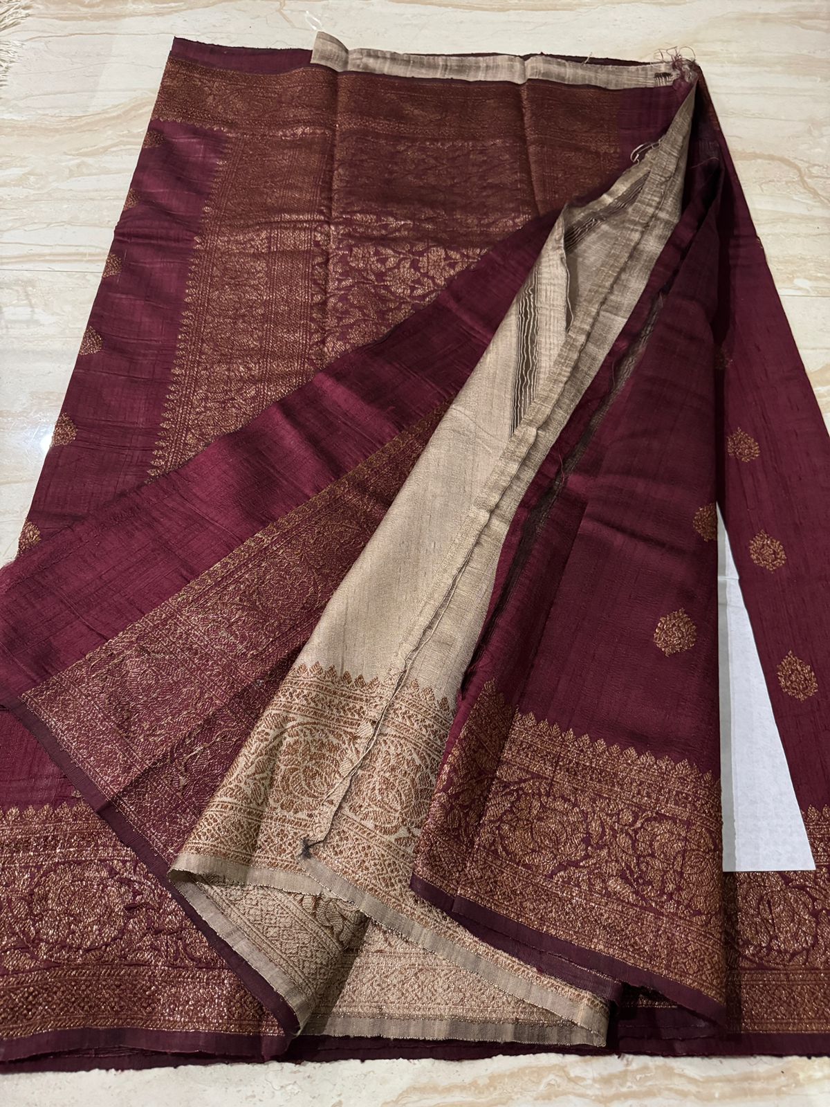 Pure Handloom Raw Silk Banarasi Saree