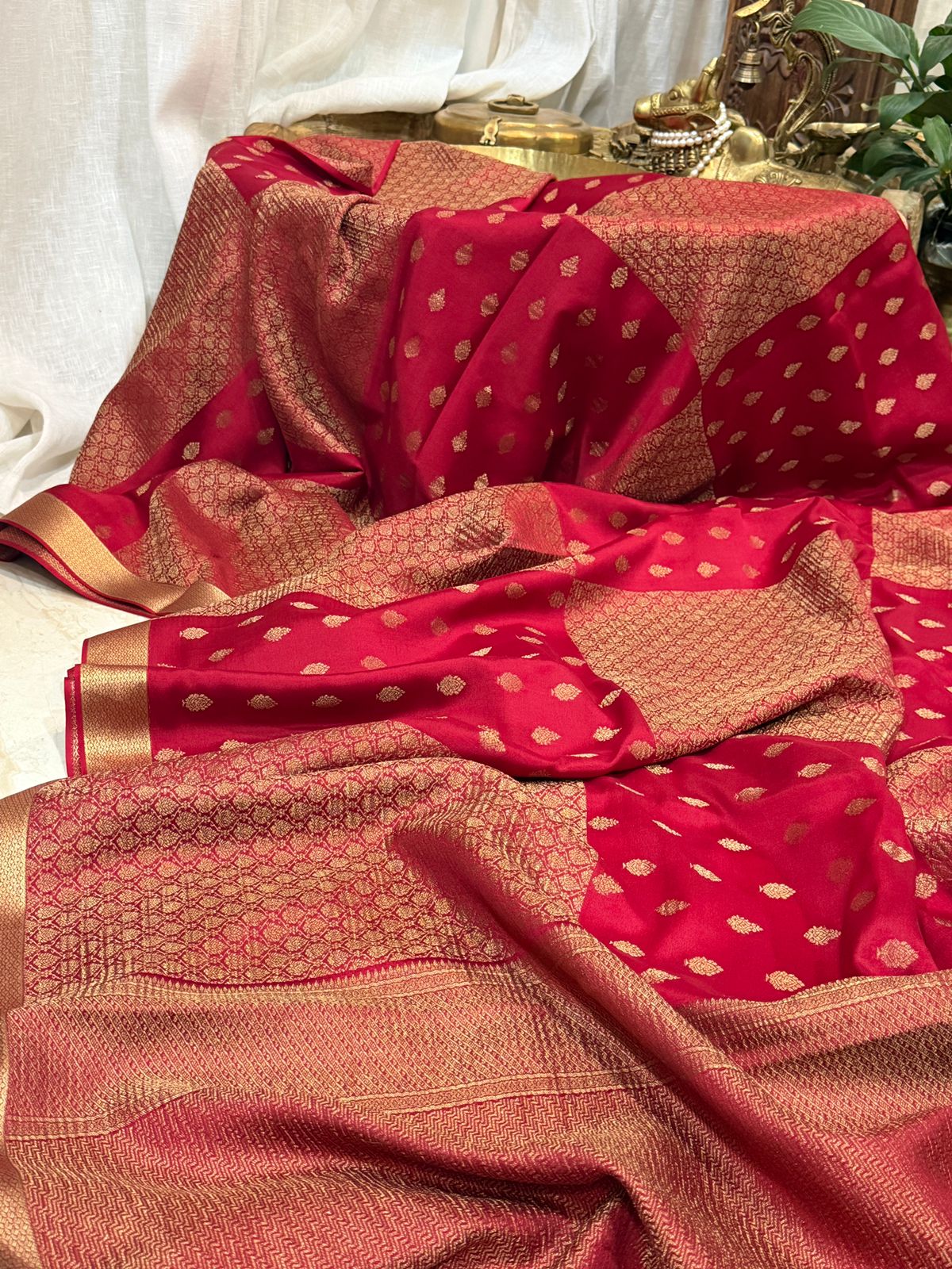 Pure Mysore Crepe Silk Saree