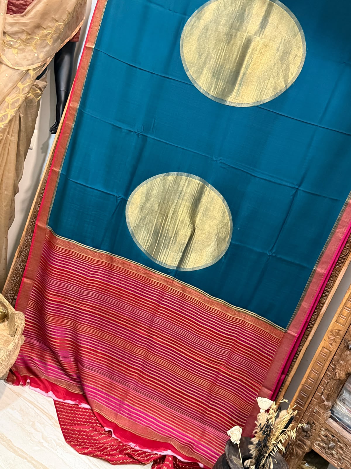 Pure Mysore Crepe Silk Saree