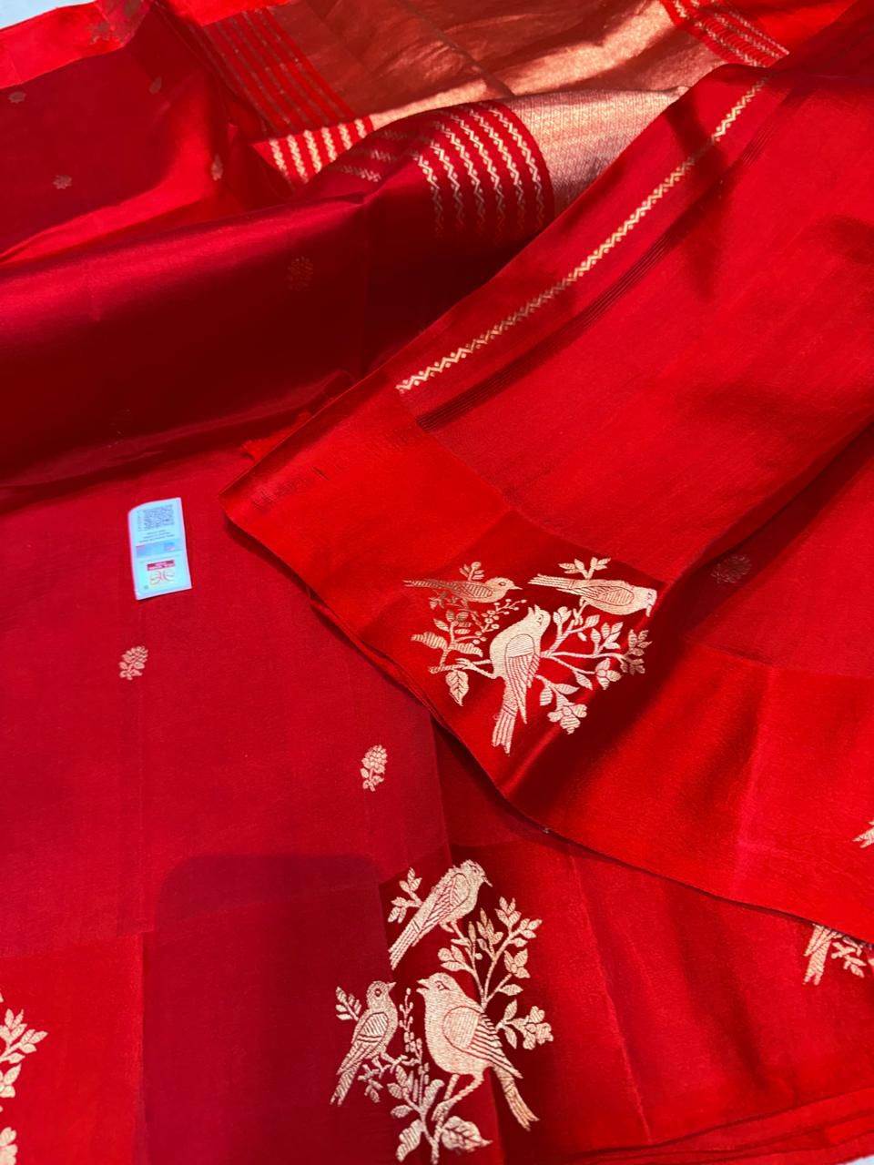 Banarasi Mango Silk (Dyeable Soft Katan Silk) saree
