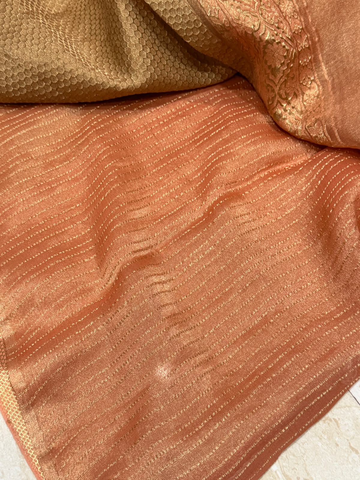 Mysore Tissue Georgette Crepe Silk Saree