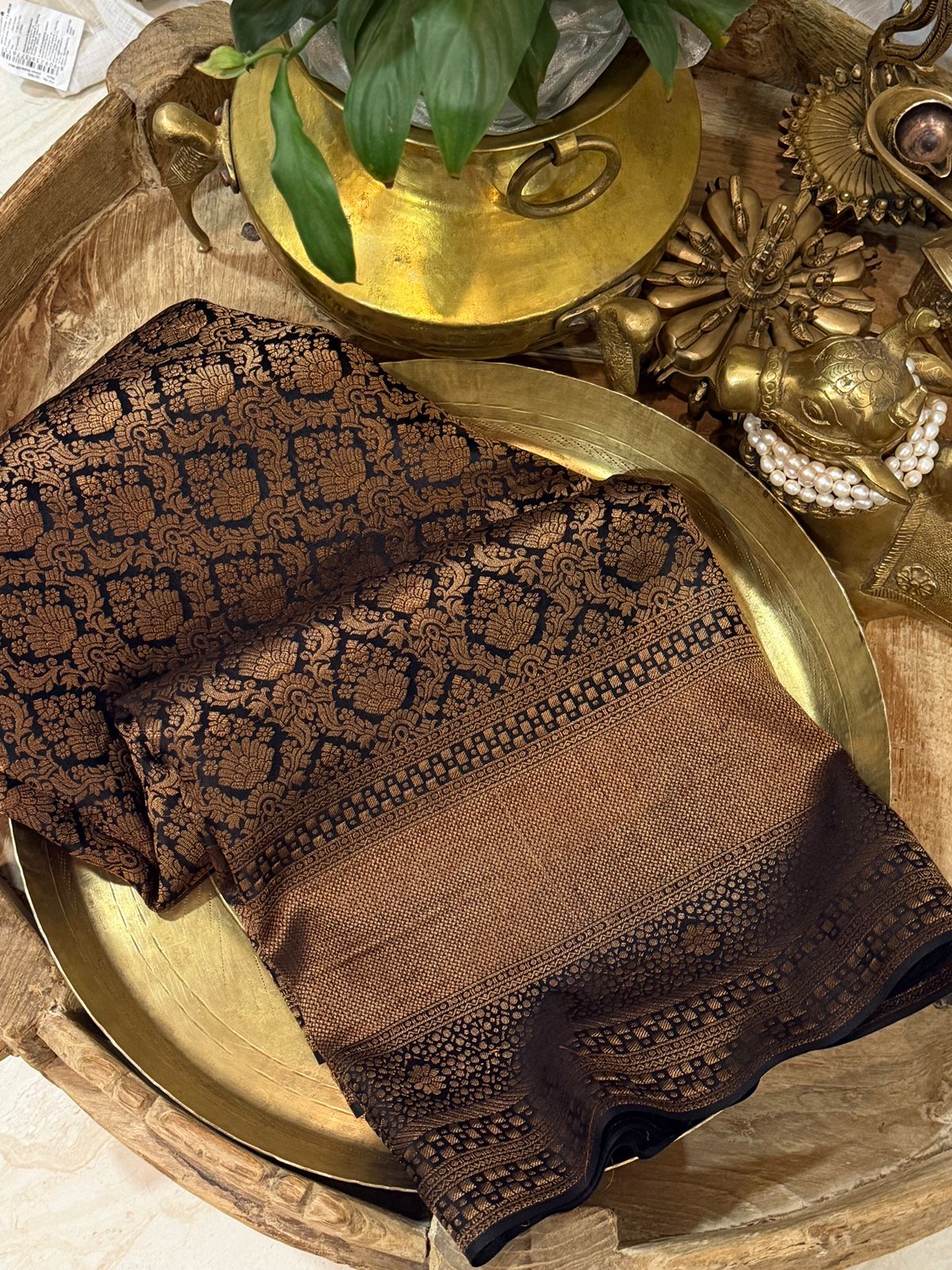 Pure Mysore Brocade Crepe Silk Saree