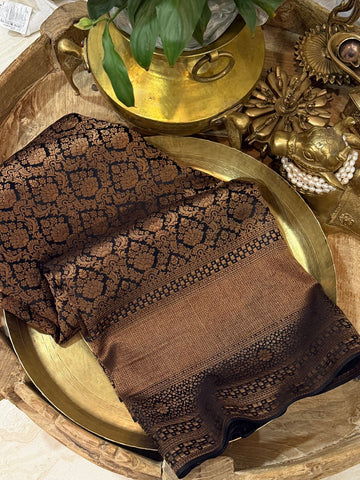 Pure Mysore Brocade Crepe Silk Saree
