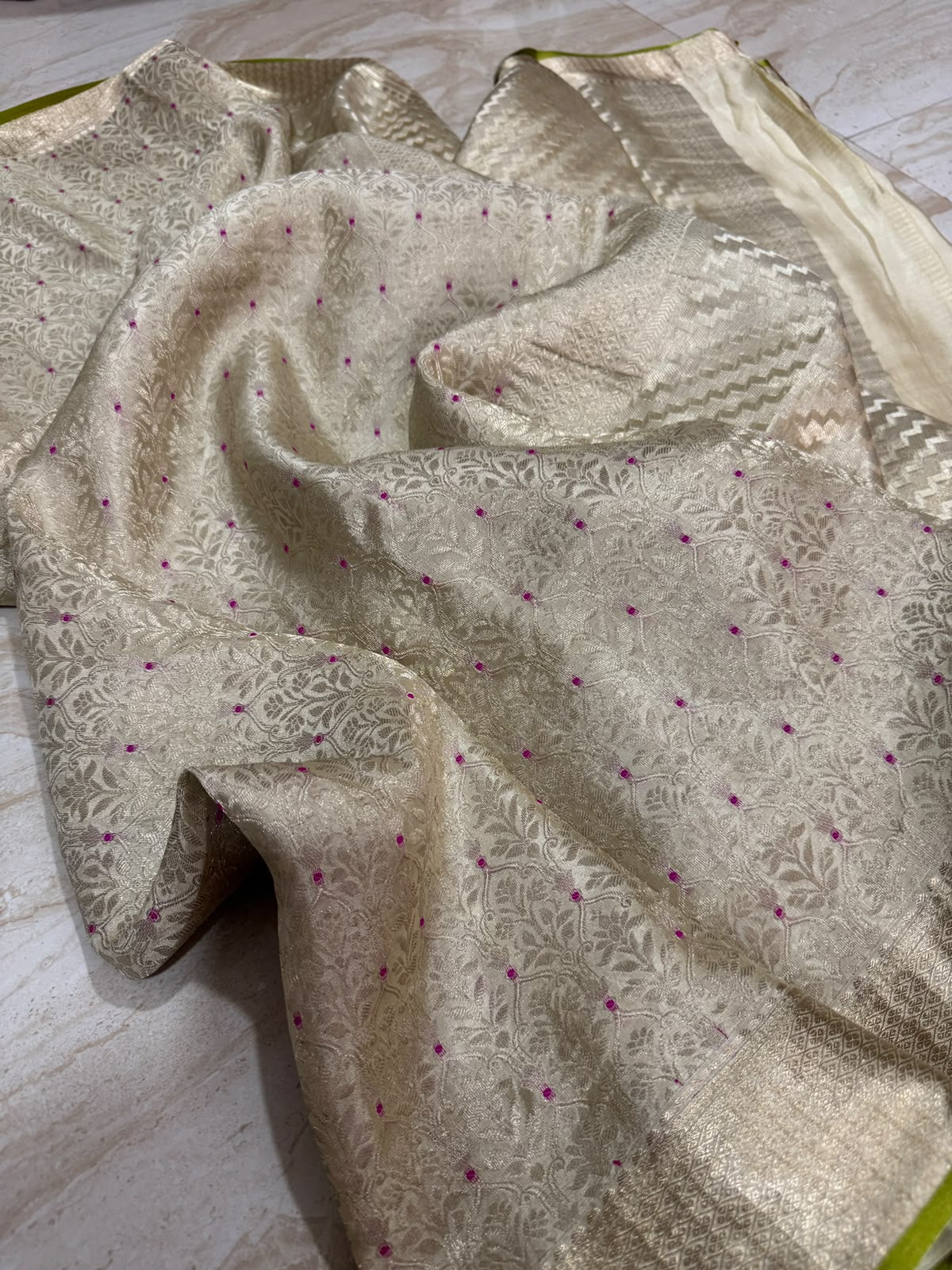 Pure Mysore Brocade Crepe Silk Saree