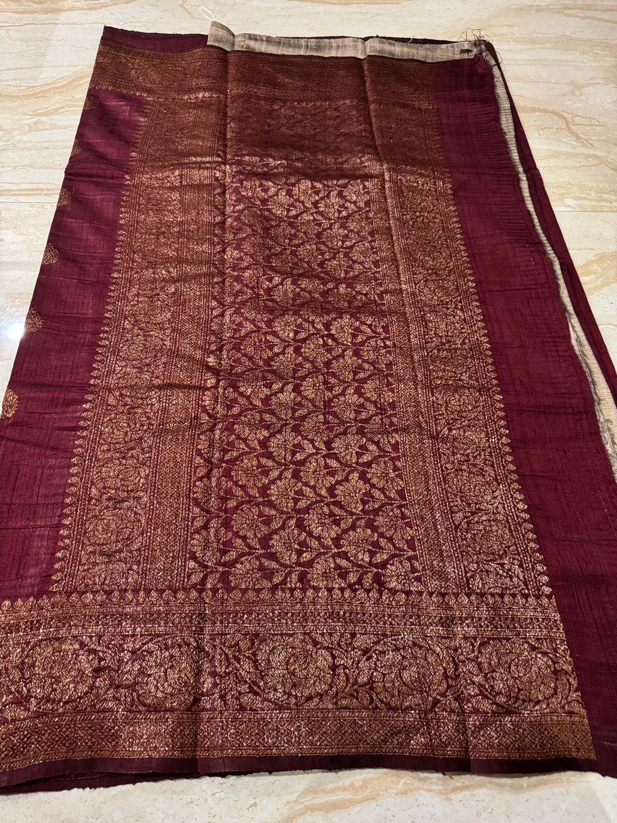 Pure Handloom Raw Silk Banarasi Saree