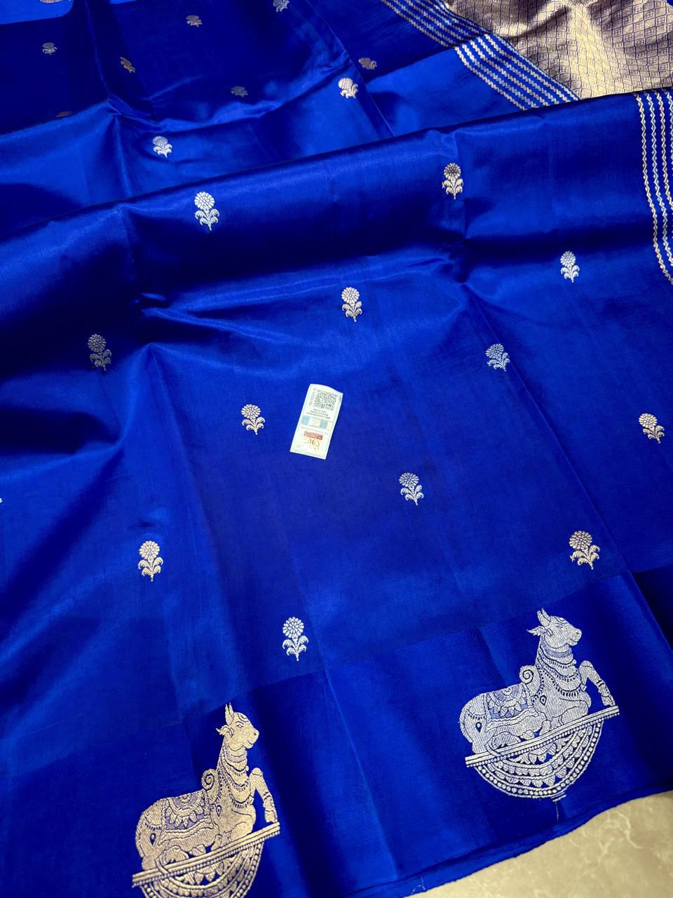 Banarasi Mango Silk (Dyeable Soft Katan Silk) saree