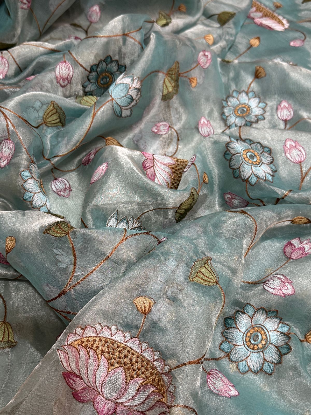 Pure Soft Tissue Silk Banarasi Saree