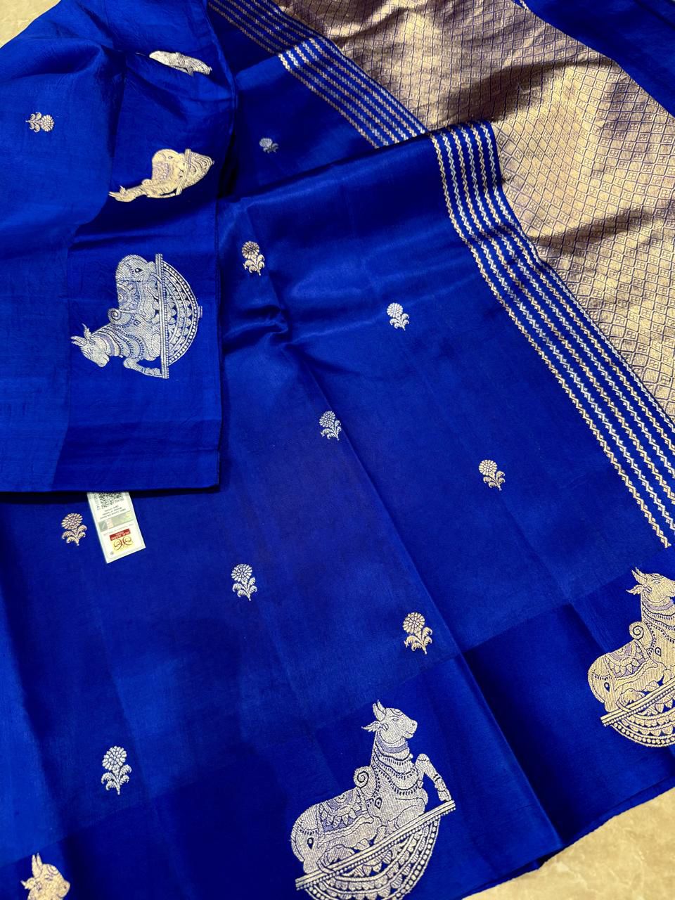 Banarasi Mango Silk (Dyeable Soft Katan Silk) saree