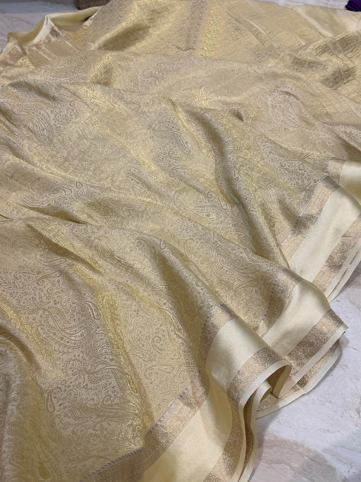 Pure Mysore Brocade Crepe Silk Saree
