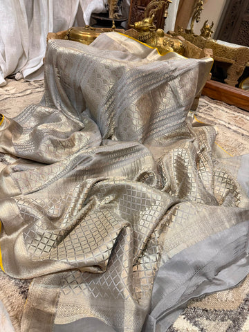 Pure Mysore Brocade Crepe Silk Saree