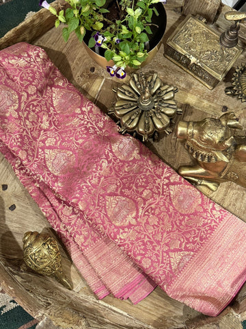 Pure Mysore Brocade Crepe Silk Saree