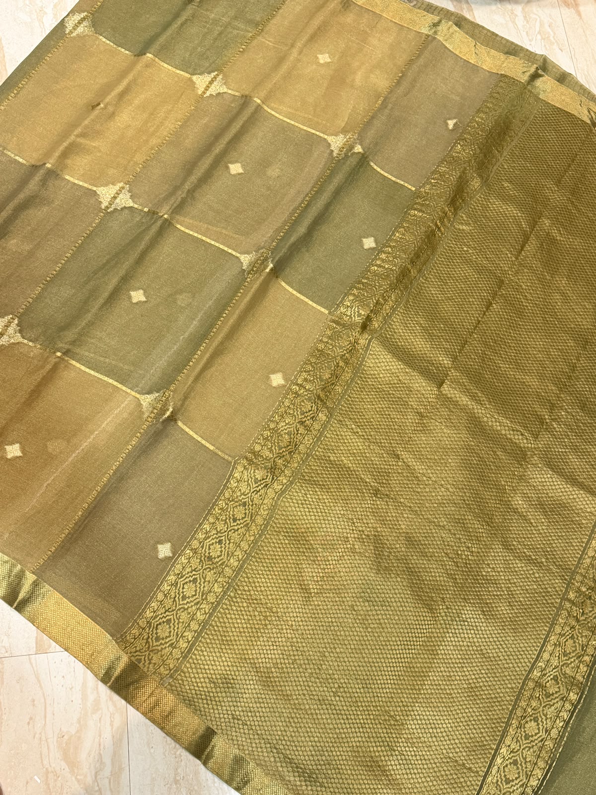 Mysore Tissue Georgette Crepe Silk Saree