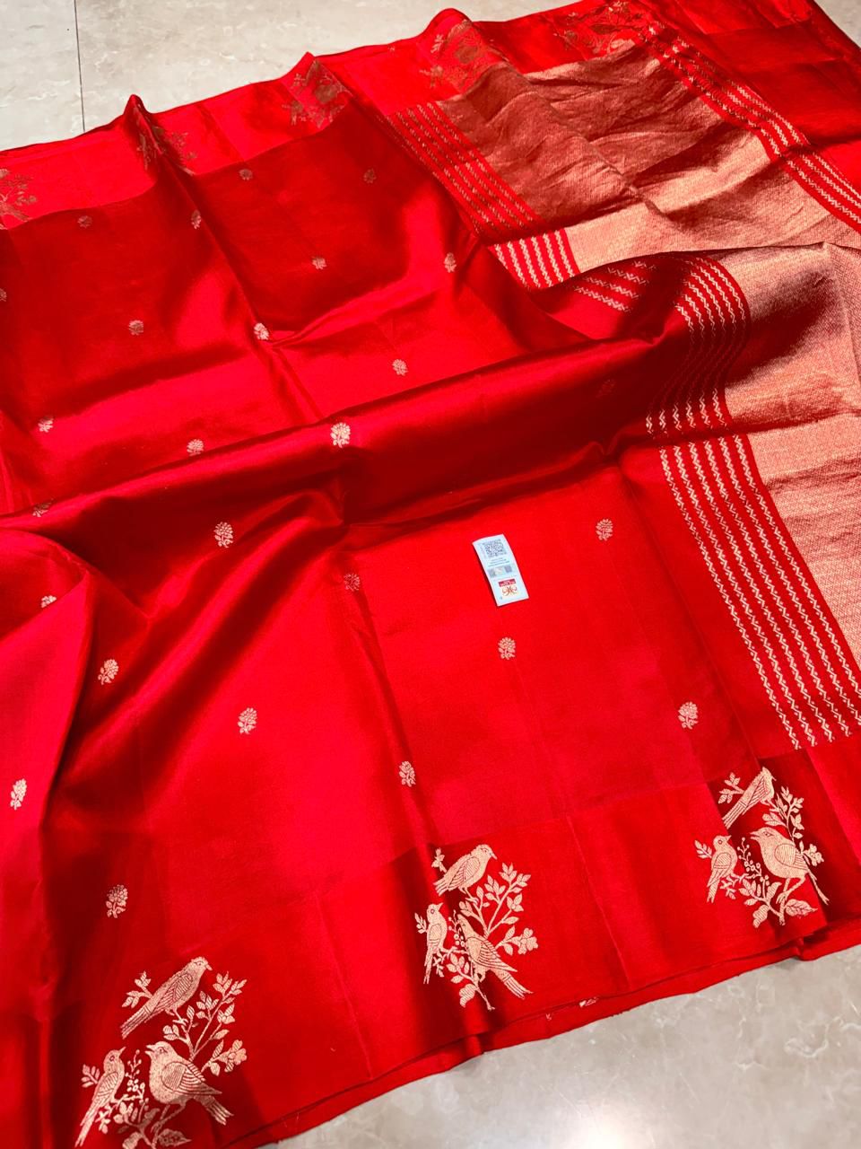 Banarasi Mango Silk (Dyeable Soft Katan Silk) saree
