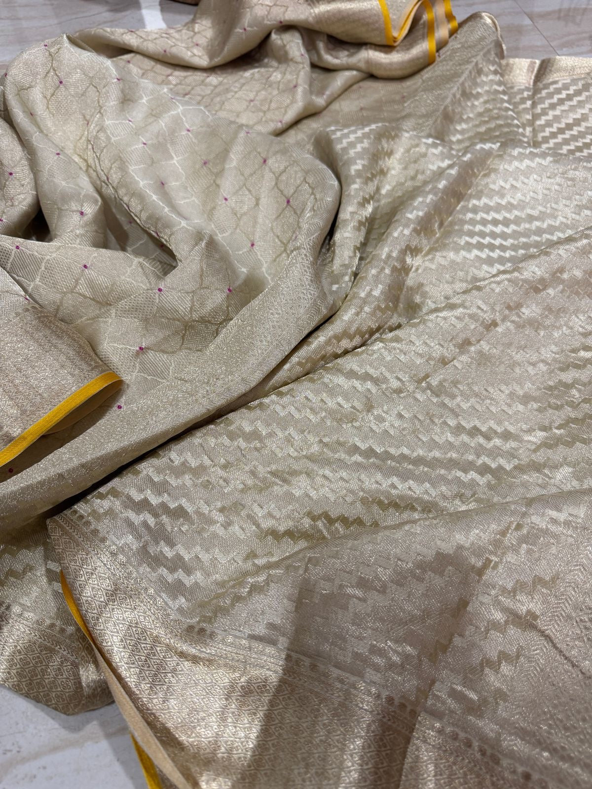 Pure Mysore Brocade Crepe Silk Saree