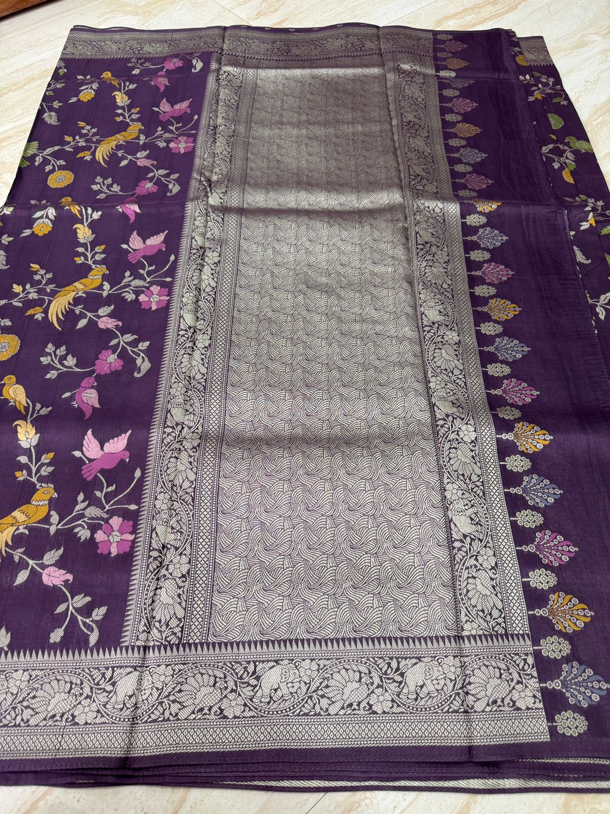 Banarasi Viscose Tussar Silk Weave Saree