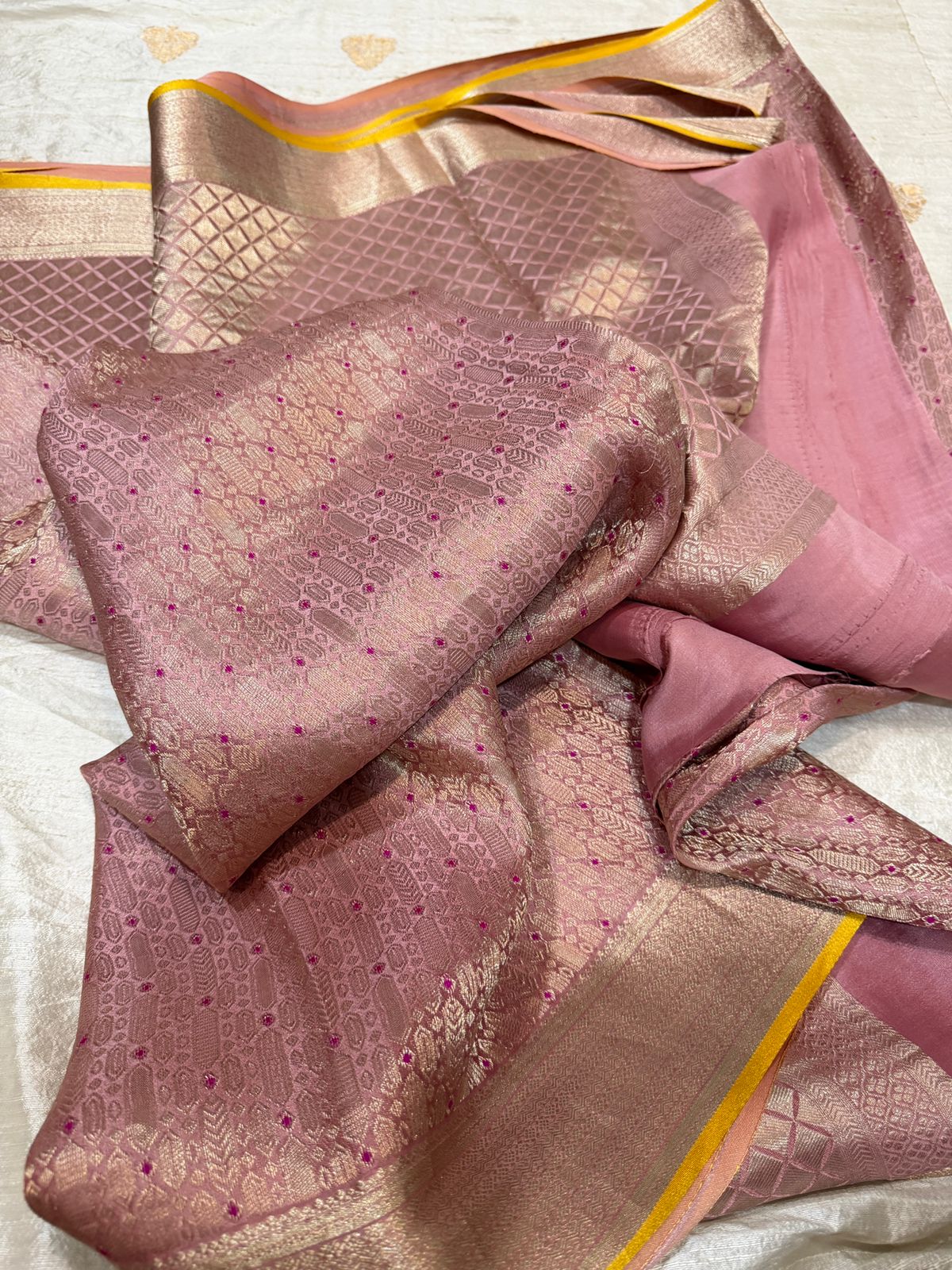 Pure Mysore Brocade Crepe Silk Saree