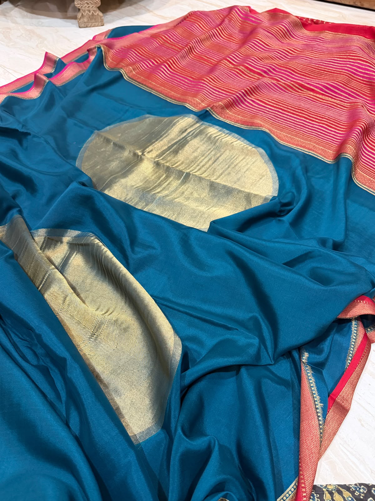 Pure Mysore Crepe Silk Saree
