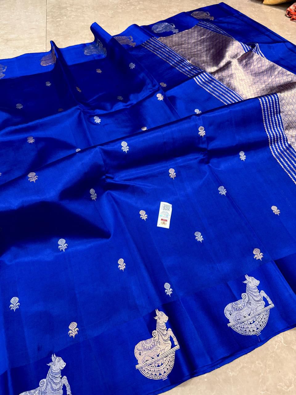 Banarasi Mango Silk (Dyeable Soft Katan Silk) saree