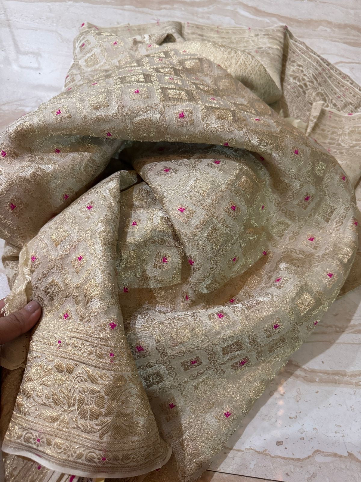 Pure Mysore Brocade Crepe Silk Saree