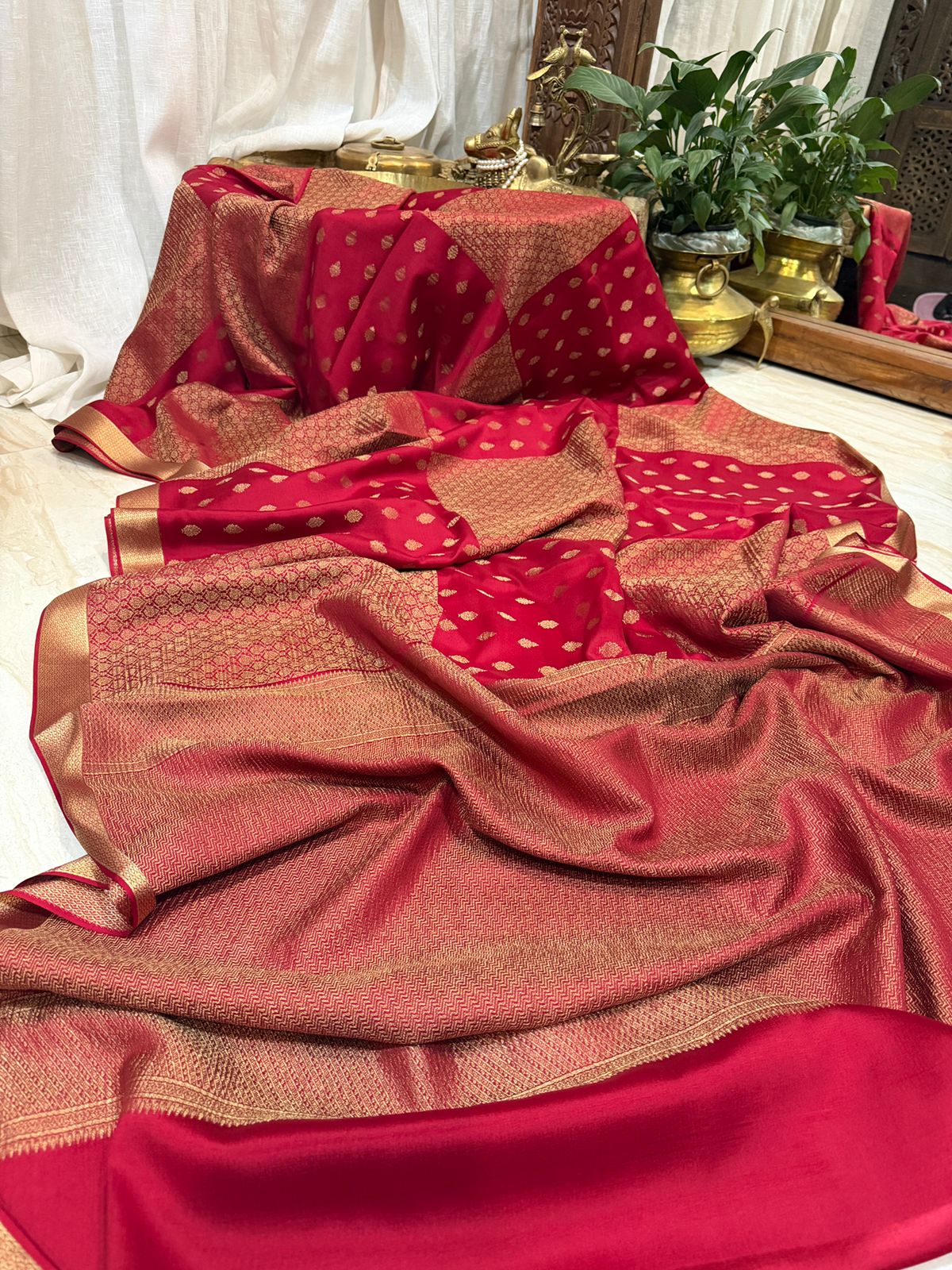 Pure Mysore Crepe Silk Saree