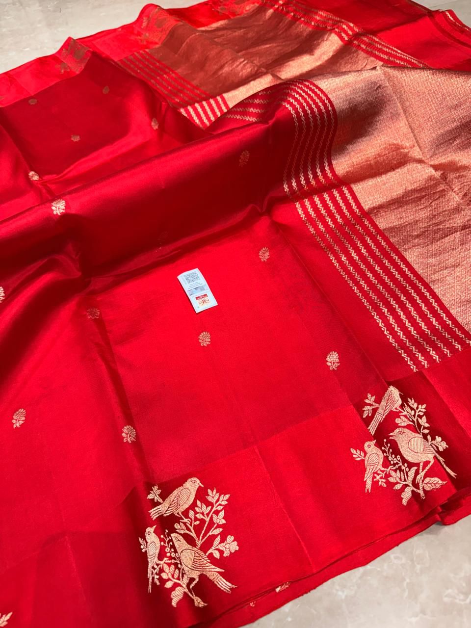 Banarasi Mango Silk (Dyeable Soft Katan Silk) saree