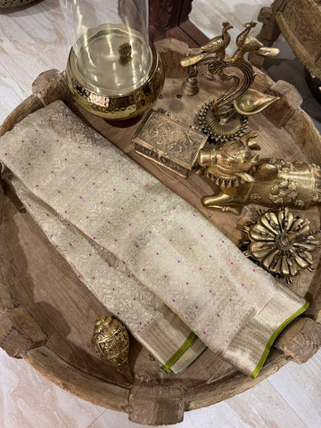 Pure Mysore Brocade Crepe Silk Saree