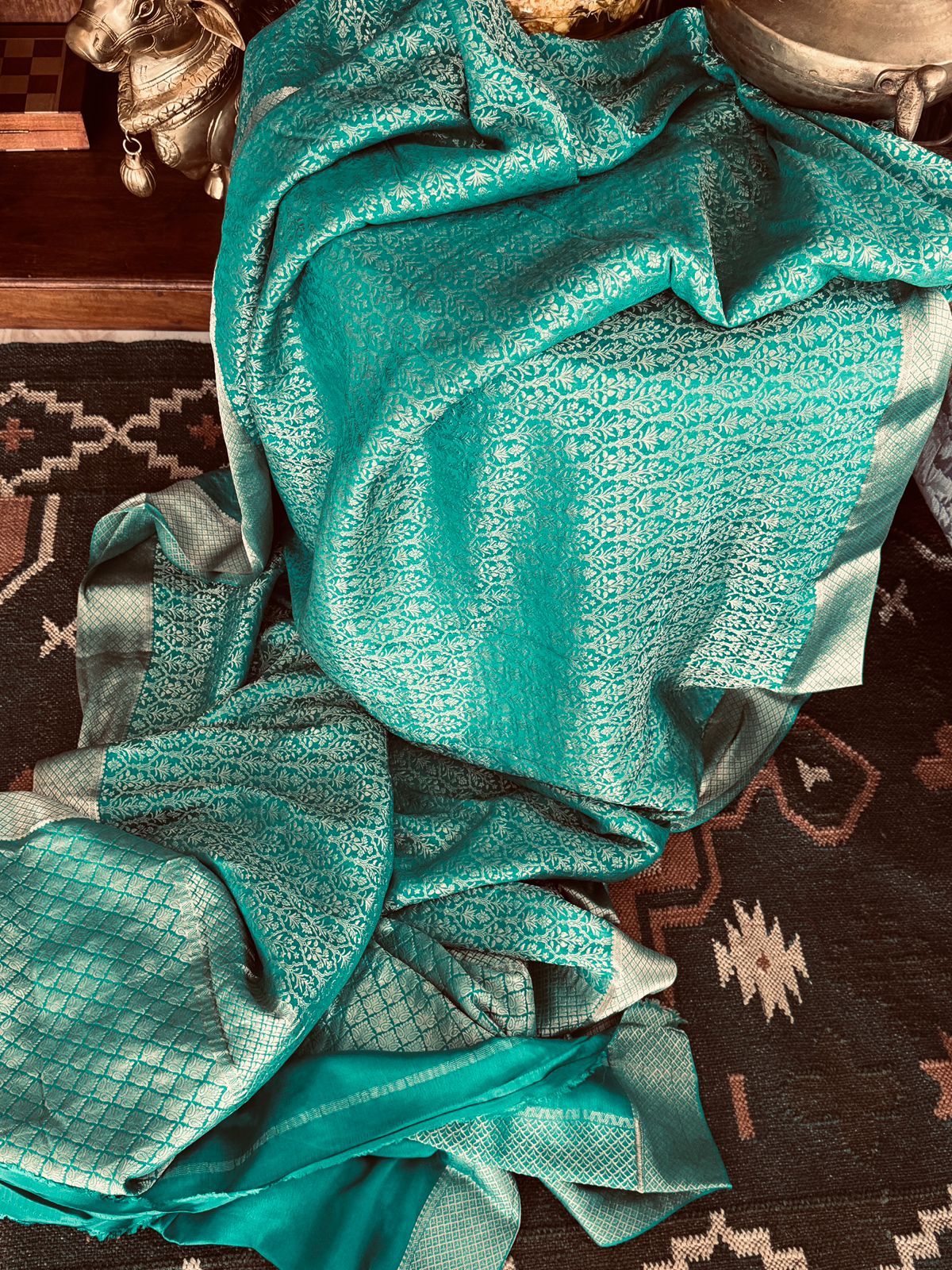Pure Mysore Brocade Crepe Silk Saree