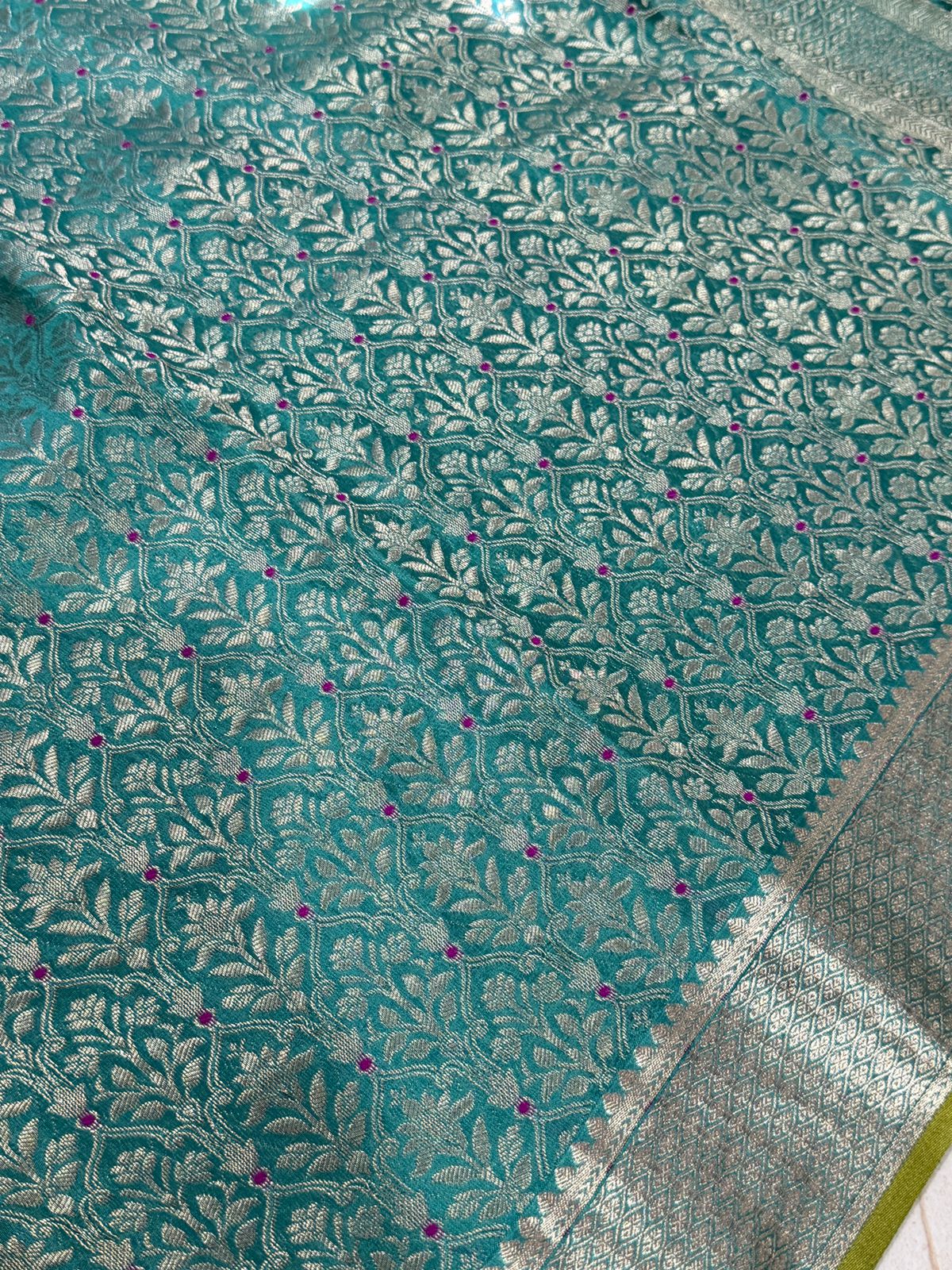 Pure Mysore Brocade Crepe Silk Saree