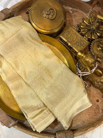 Pure Mysore Brocade Crepe Silk Saree