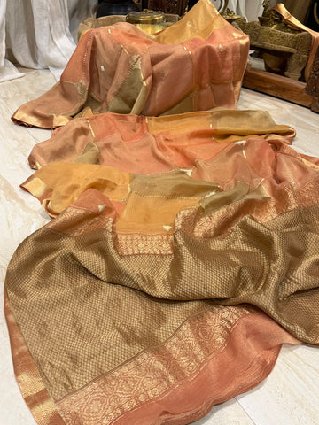 Mysore Tissue Georgette Crepe Silk Saree