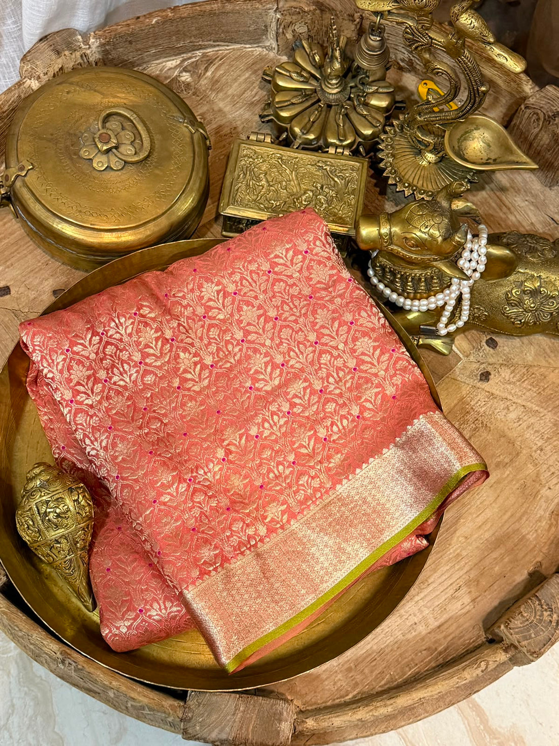 Pure Mysore Brocade Crepe Silk Saree