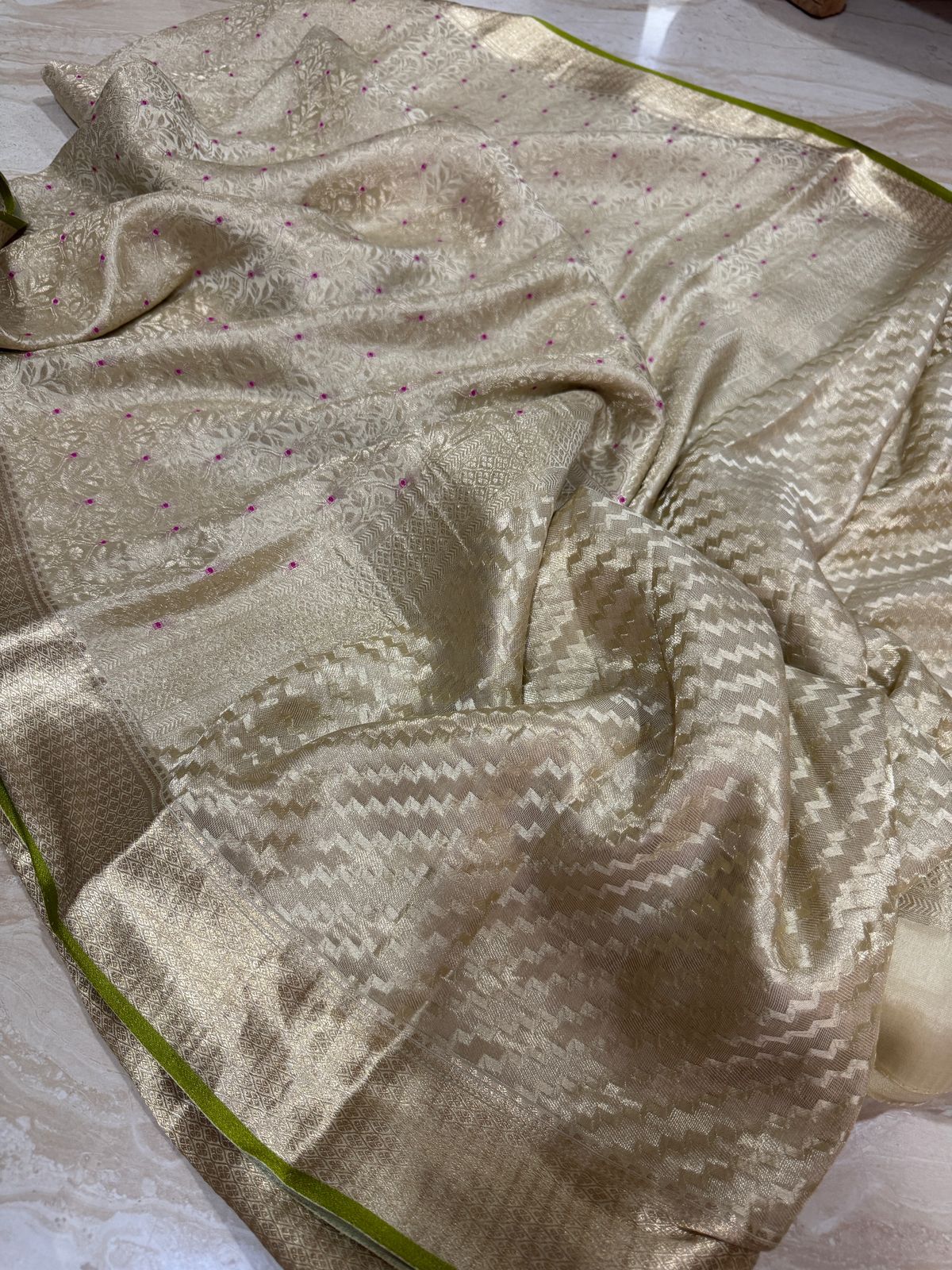 Pure Mysore Brocade Crepe Silk Saree