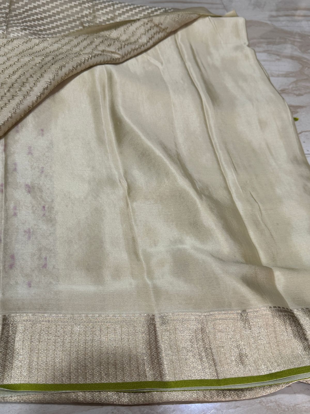 Pure Mysore Brocade Crepe Silk Saree
