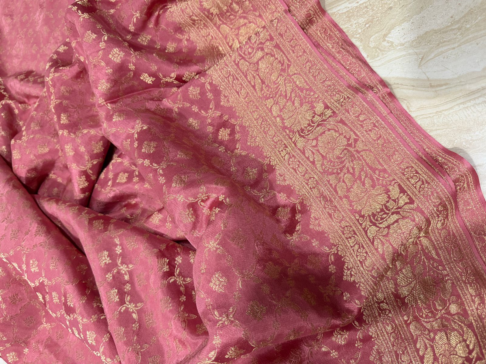 Pure Mysore Brocade Crepe Silk Saree