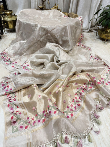 Exclusive Banarasi Soft Tissue Silk Saree