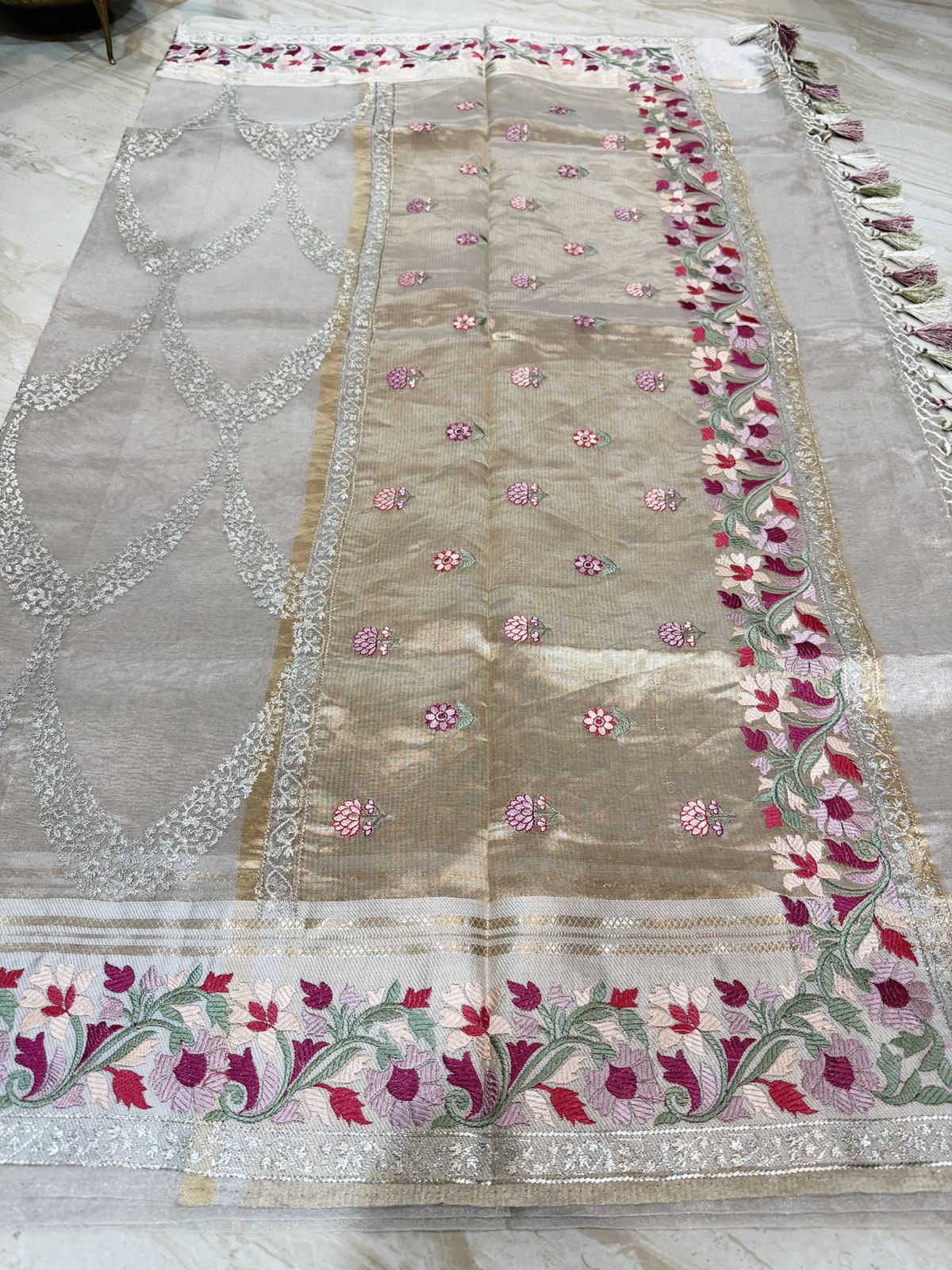 Exclusive Banarasi Soft Tissue Silk Saree