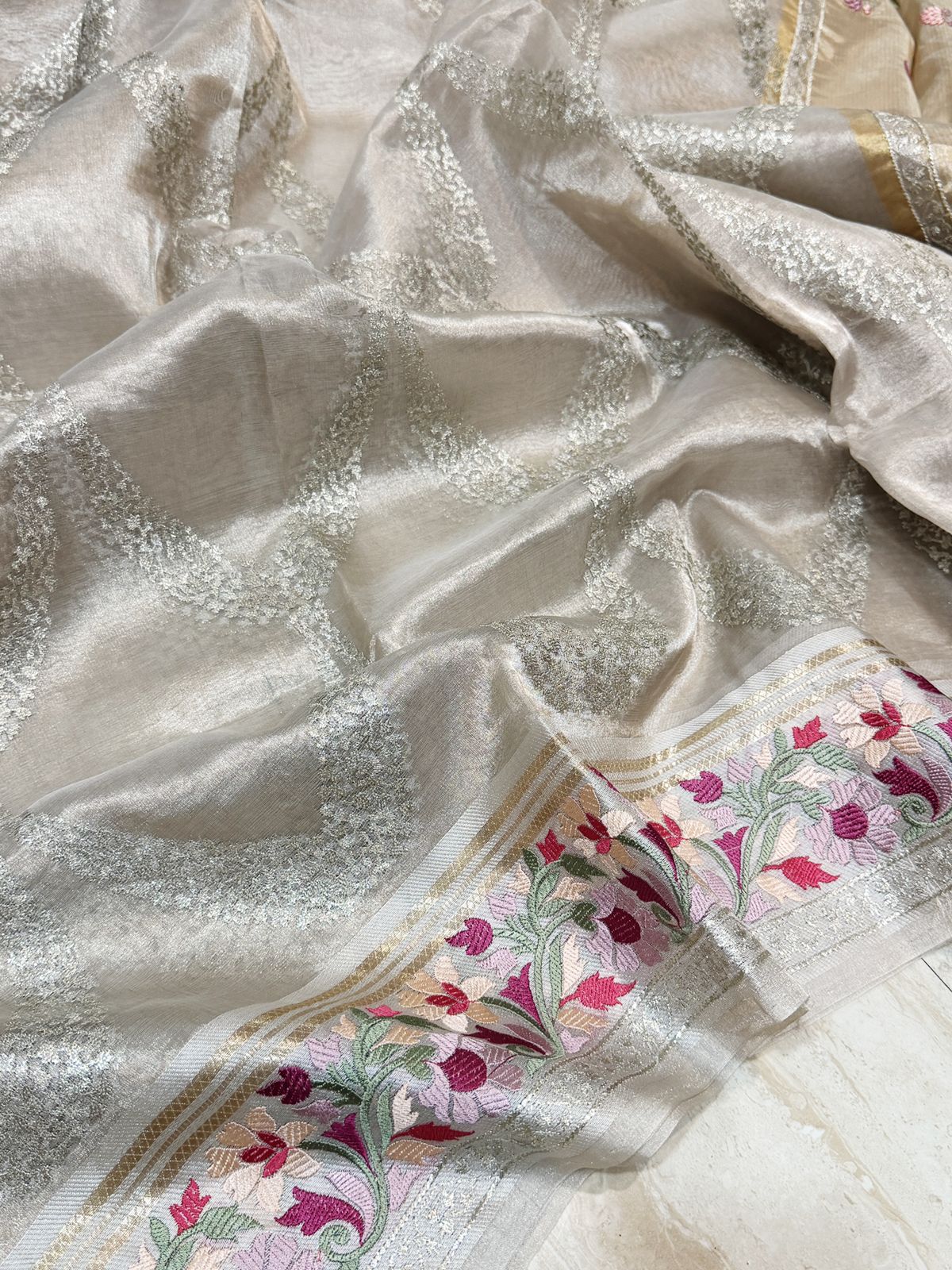 Exclusive Banarasi Soft Tissue Silk Saree