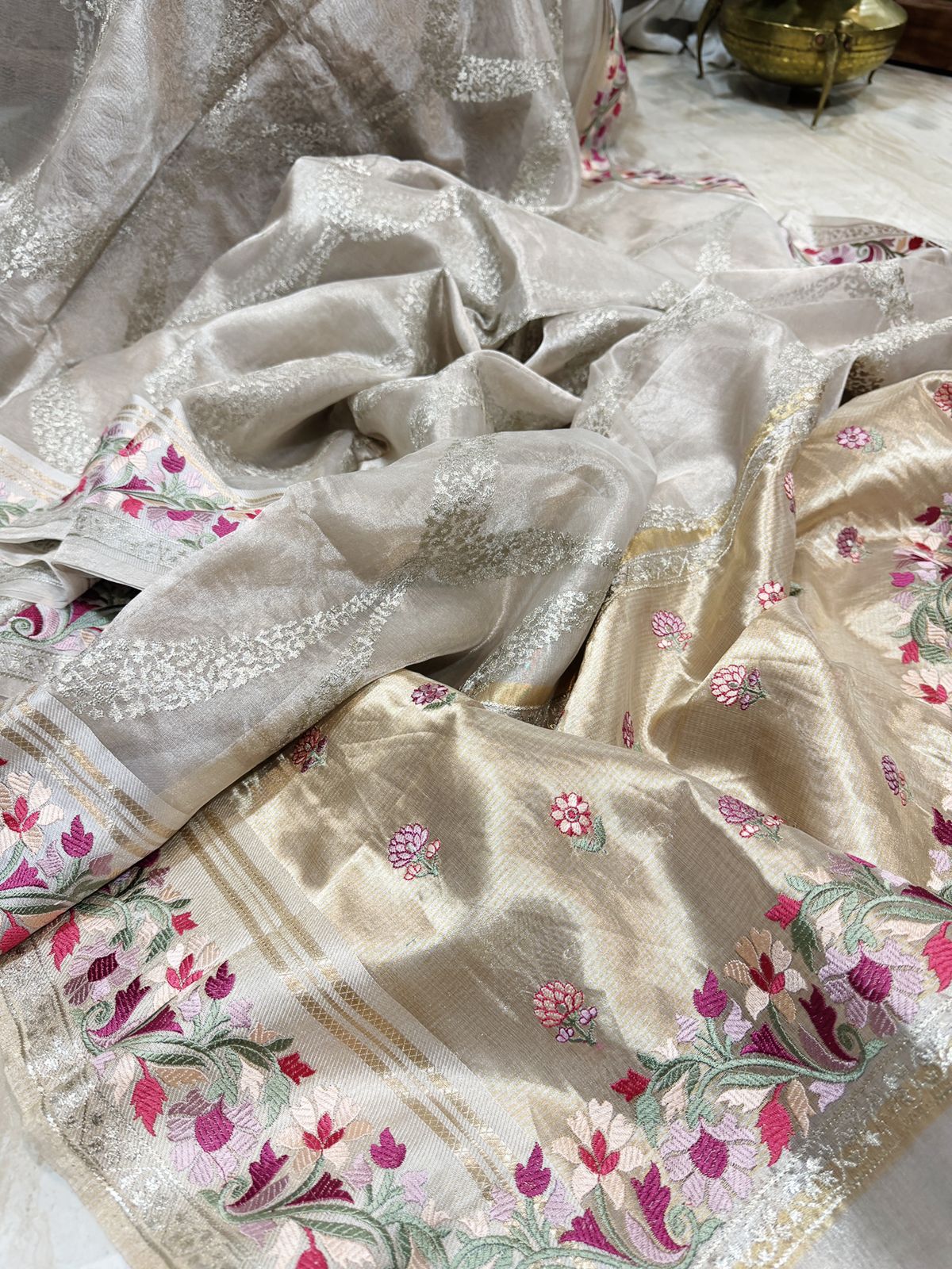 Exclusive Banarasi Soft Tissue Silk Saree