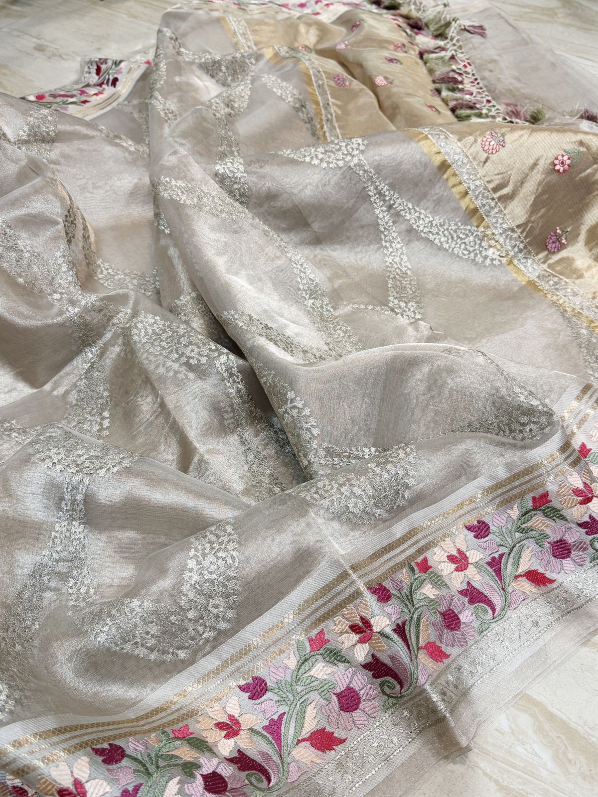 Exclusive Banarasi Soft Tissue Silk Saree