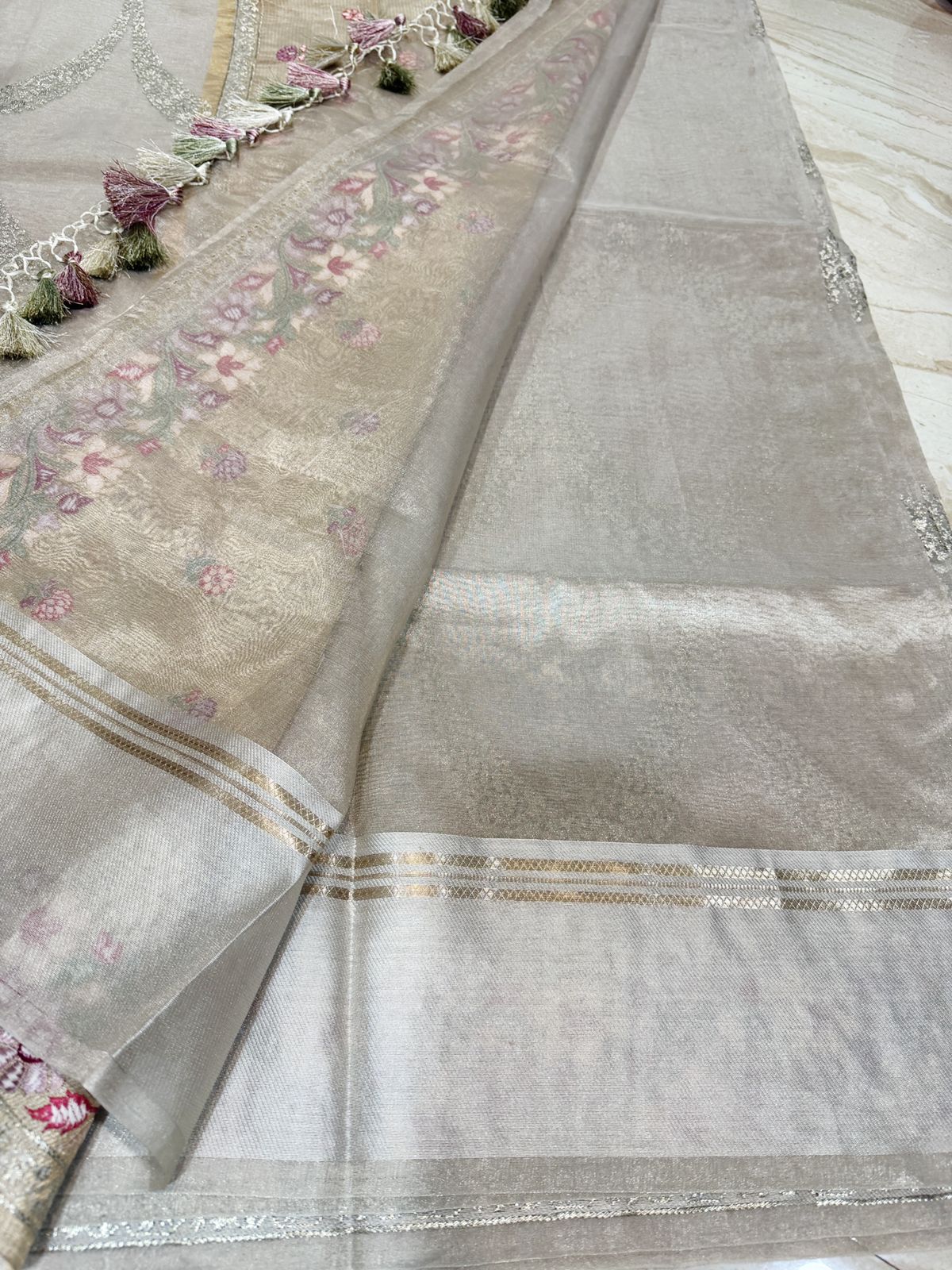 Exclusive Banarasi Soft Tissue Silk Saree